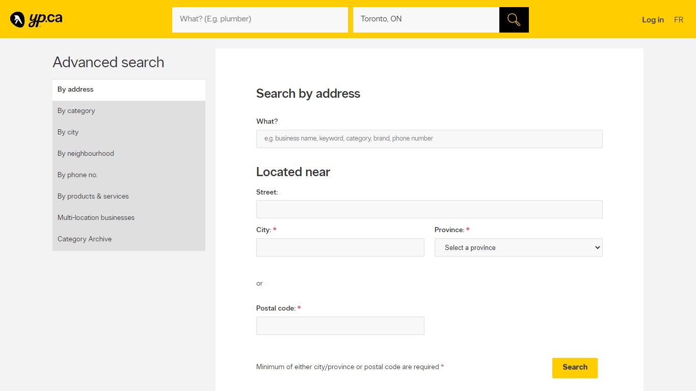 Business Lookup by Address & Postal Code | YellowPages.ca